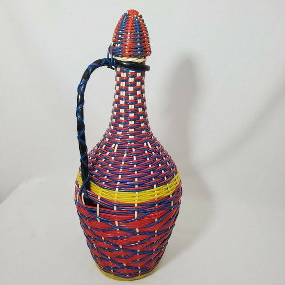 Vintage VIRESA Glass Demijohn Bottle Wine Decanter - Picture 2 of 11